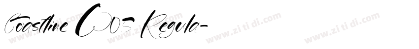 Coastline W05 Regula字体转换
